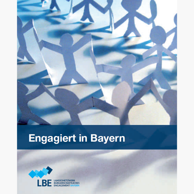 Titelbild der Broschüre Engagiert in Bayern