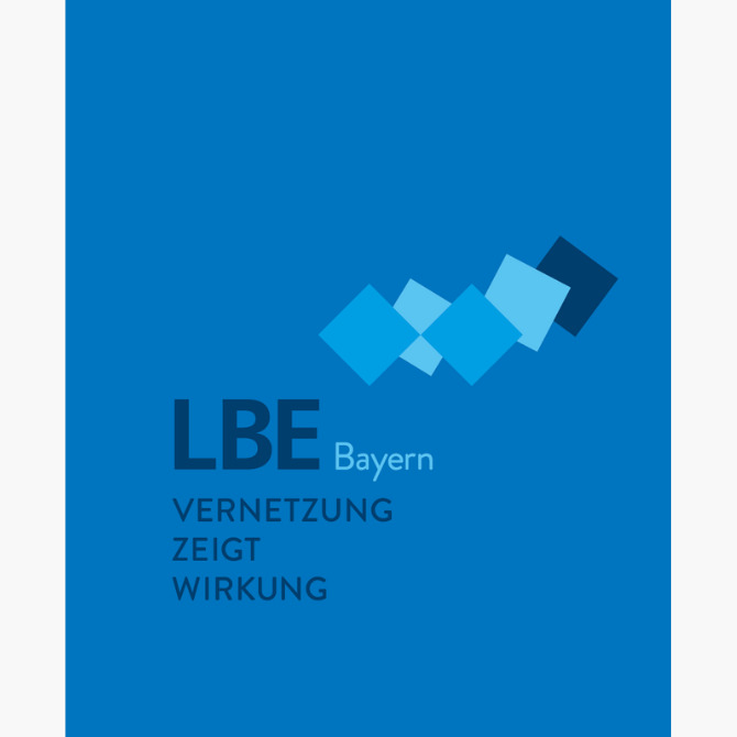 Titelbild der Broschüre LBE Bayern Vernetzung zeigt Wirkung